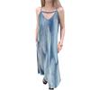 French Tie Dye Halter Dress Children's Summer Loose Look Slim Beautiful Sanya Beach Holiday Beach Dress