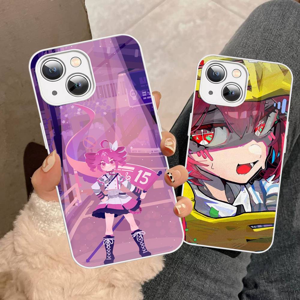 Vocaloid Kasane Teto Girl For IPhone 14 13 12 Mini 11 Pro XS Max X XR 14 Plus Tempered Glass Cover