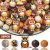 Set di Perline in Silicone 3D Animali Carini 5/25 Pezzi per Portachiavi Fai da Te Collana Braccialetto Decorazione Penna Gioielli Ciondolo Ecc.. Regalo di Compleanno per le Feste