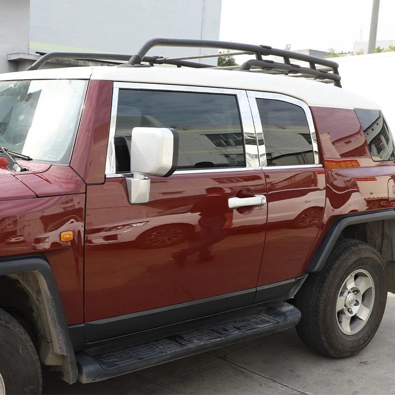 

Set of moldings for windows (stainless steel, 16 pcs) for Toyota FJ Cruiser