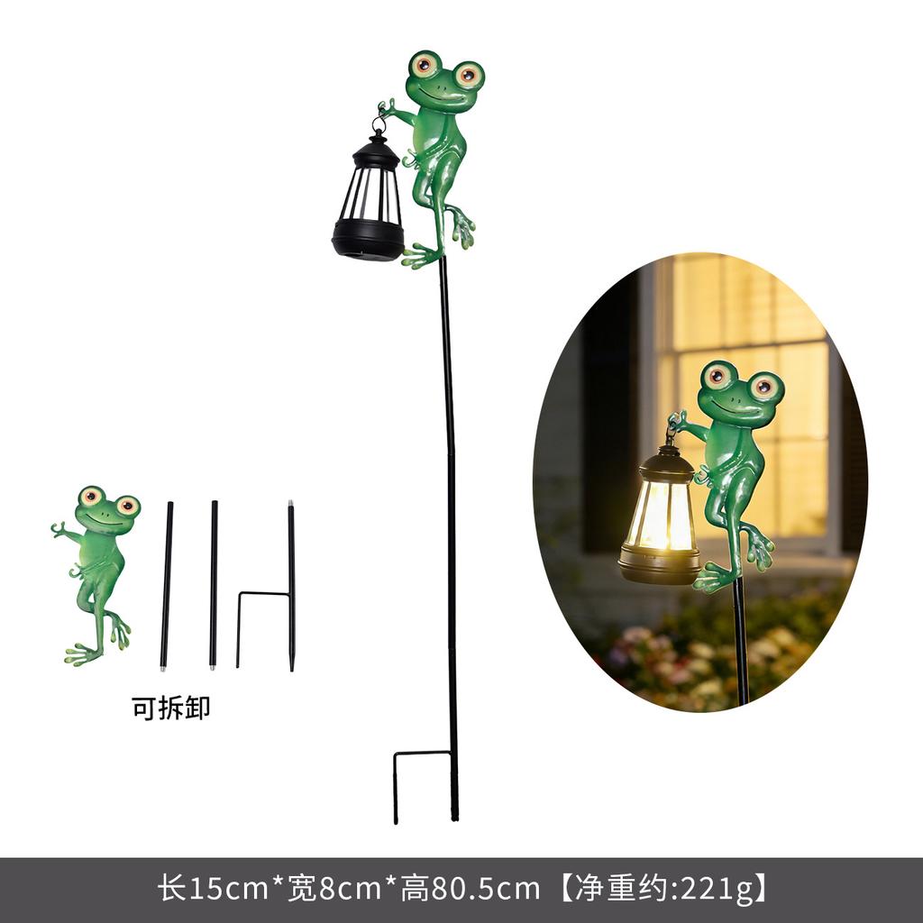JYL TS/084,Iron Colorful Hummingbird Lantern Stake Light for Outdoor Solar Villa Garden Lawn Decor