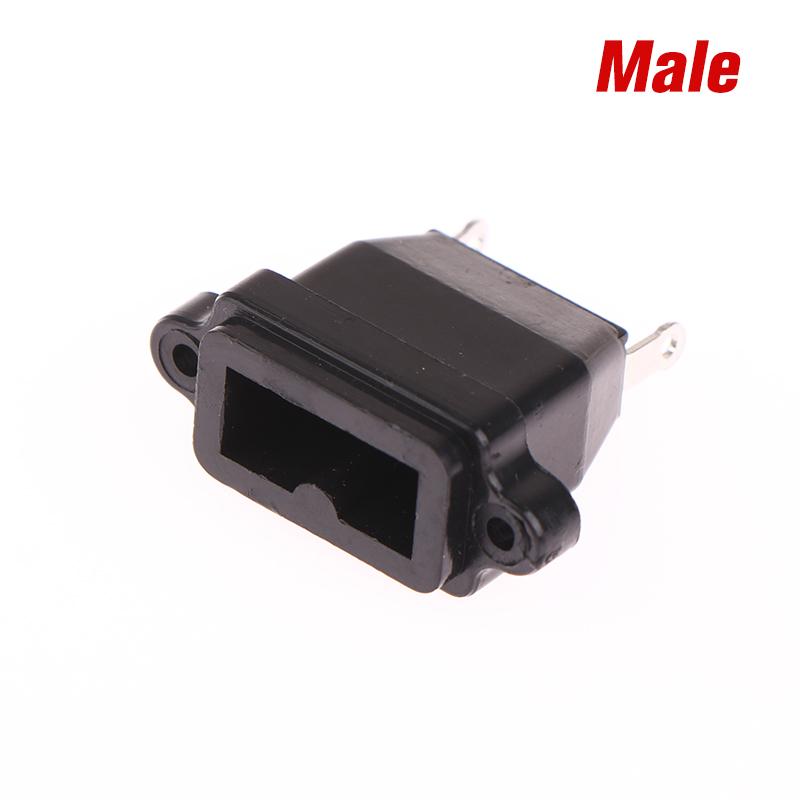 Two-Wire Electric Screwdriver Plug 2-Core Power Socket Dc Power Plug Connector 2 Pins Black Small Two-Wire Plug