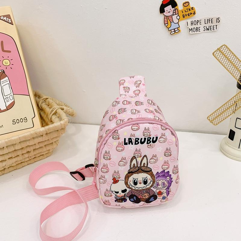 Casual Children Crossbody Bag With Cartoon Print Design For Kindergarten