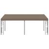 Wall Mounted Pavilion 6 X 3 X 2.5 M Taupe