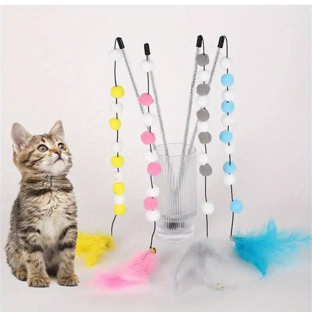 Cat Interactive Play Ball String Cat Teaser