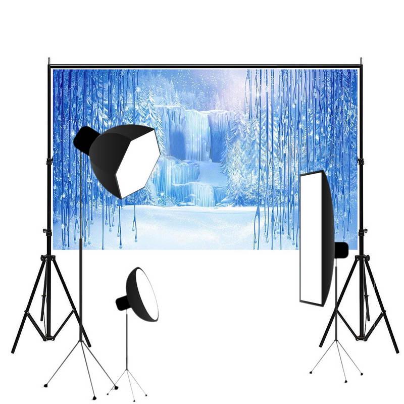 

7x5ft Ice Frozen World Photography Backdrop Background Studio Photo Props