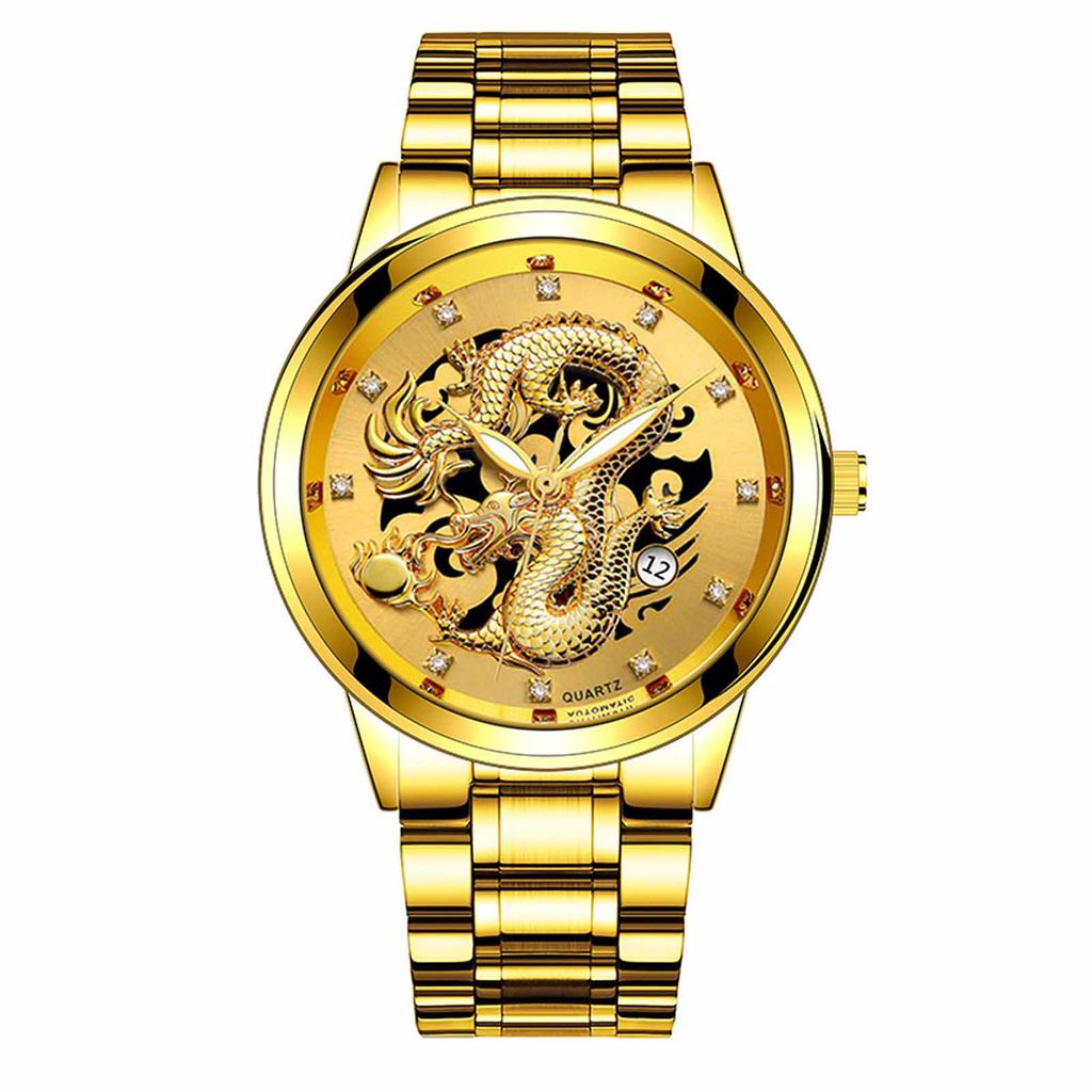 Men's Waterproof Luminous Running Alarm Clock Watch