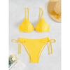 Solid Underwire Sexy Bikini 2025 New Arrival Biquini Padded Push Up Bandage Swimsuit Women Swimwear Summer Beachwear