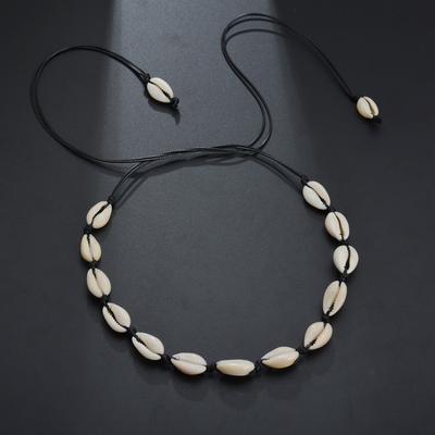 Boho Beach Bohemian Shell Choker Necklaces For Women Girls Summer  Jewelry Chained Shell Pendants Necklace
