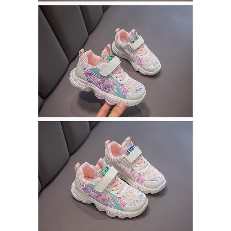 Детская обувь Детские кроссовки Весна Средняя Детская сетчатая обувь Девочки сетчатая — фото 4