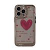Simple English Love Applies To iPhone17promax Space Phone Case Apple 16 Transparent 15/14 Fine Hole X