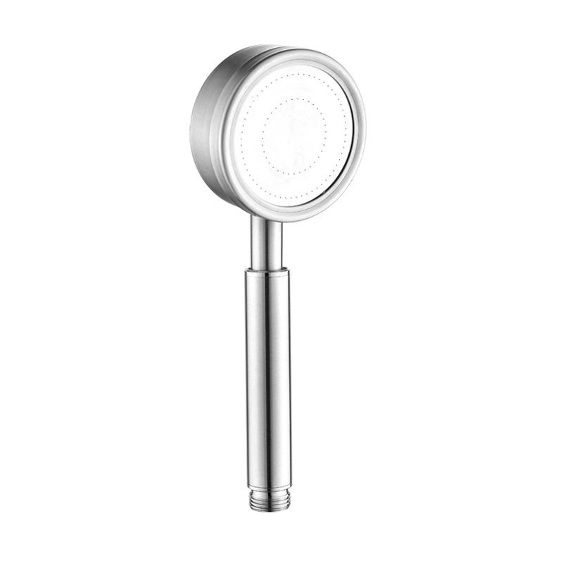 Bathroom 304 Stainless Steel Shower Head Small Waist Pressurized Handheld Nozzle Household Bathroom Shower Head Accessories