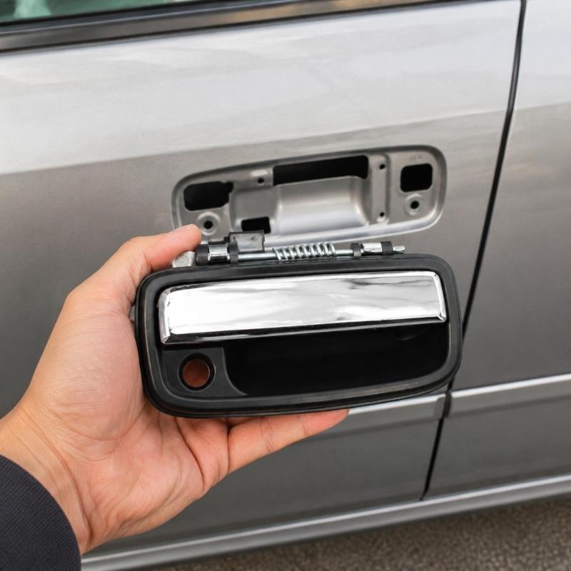 Replacement Exterior Door Handle 6921035030 6922035030 with ABS Construction, Integrated Spring Assembly, and One-Handle Package Scope