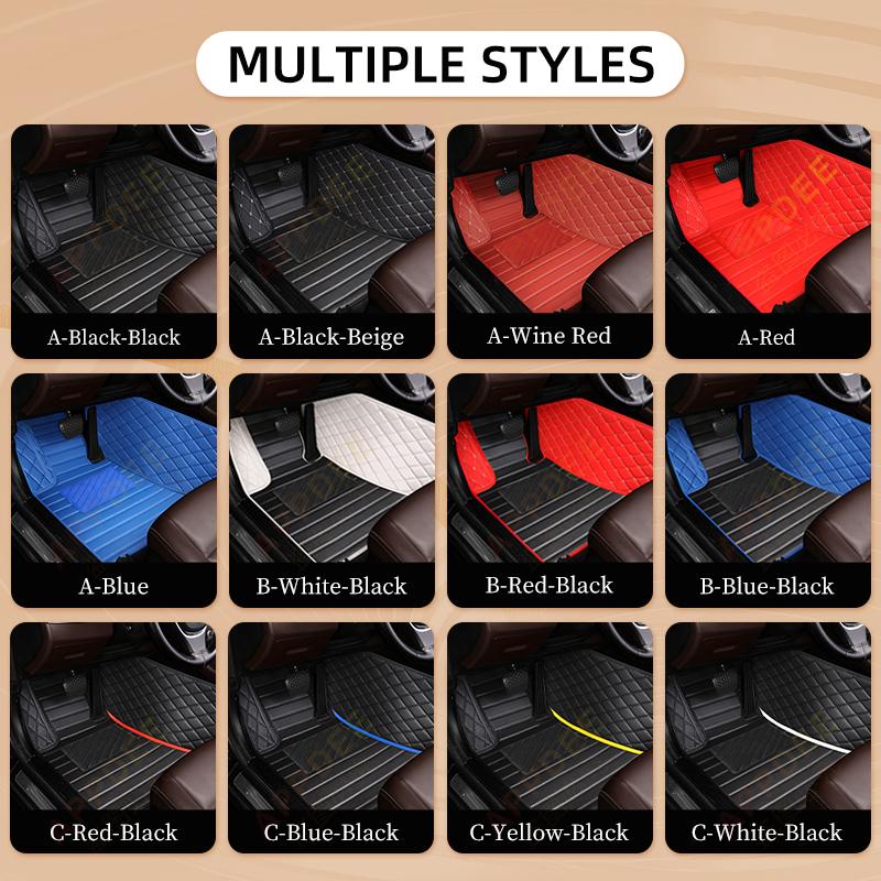 Alfombrillas de coche para Jeep Patriot 2009 2010 2011 2012 2013 2014 2015 2016 2017 almohadillas de pie personalizadas alfombra para automóvil