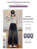 Girls' Wide-Leg Denim Pants, Loose Fit Casual Trousers for Spring and Autumn 2025