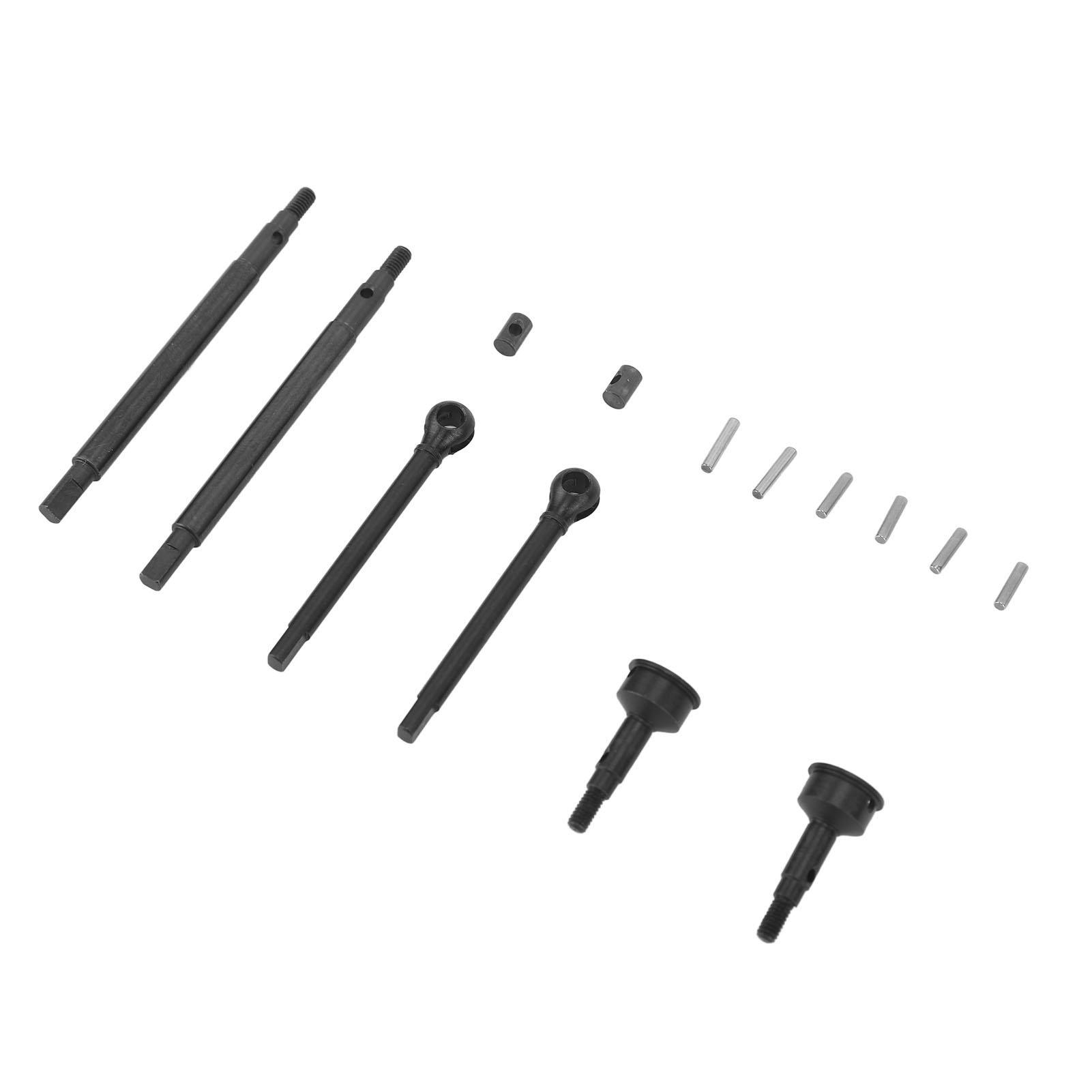 

RC Axle Drive Shaft Front Rear Steel Black Drive Shaft Set Replacement For Traxxas TRX4M 1 18 RC Crawler Car