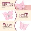 50pcs Glitter Mini Butterfly Hair Clips Sparkling Colorful Hair Accessories for and Women