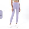 Pantaloni da Yoga da Donna a Vita Alta, Effetto Solleva Glutei Color Pesca - Senza Cuciture Visibili, Sensazione Nuda