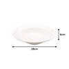 NARUMI PATIA Bowl, 27cm, White, Simple Rim, Pasta, Microwave and Dishwasher Safe, 40610-5341