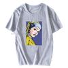 Unisex tshirt Lichtenstein Girl With A Pearl Earring Tshirt Women T Shirt Unisex Cotton Tees Tops Hip Hop Harajuku Streetwear