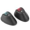 DC12V24V 3W LED Navigation Licht Signal Lampe IP66 Wasserdicht für Marine Boot YachtBlack