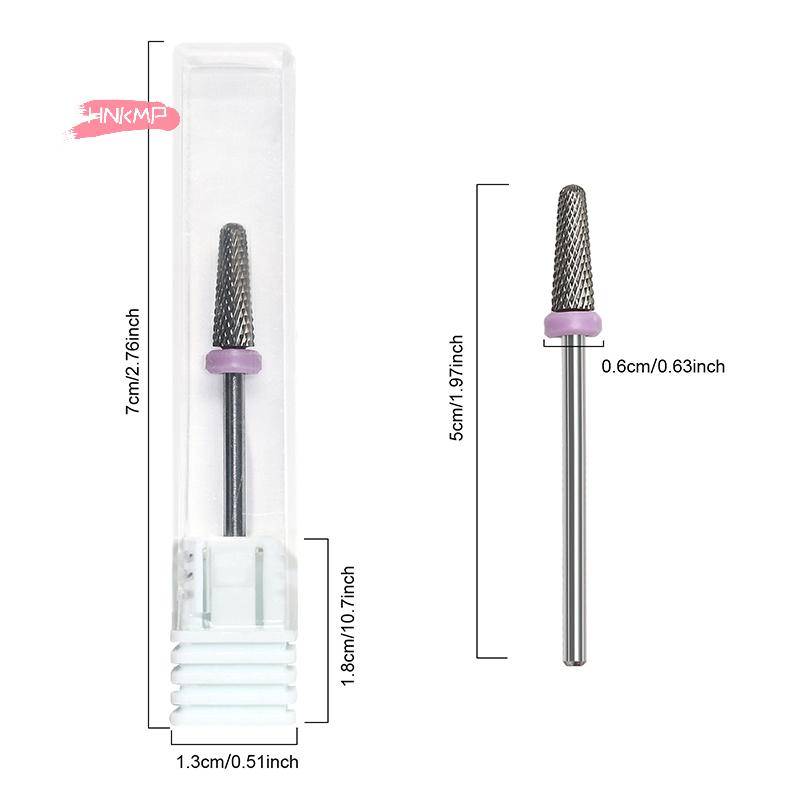 1Pc Tungsten Steel Nail Drill Bit Electric Milling Cutter for Manicure Pedicure Tools Nail Files Bits Apparatus Burr Drills