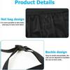 Eco-friendly Car Trunk Organizer Detachable 4 Compartments Backseat Storage Bag for SUV Travel Camping Grocery