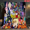 Dragon Ball Fade Resistant Blanket Soft Durable Flannel Throw for Living Room Bedroom Anime Lovers THW