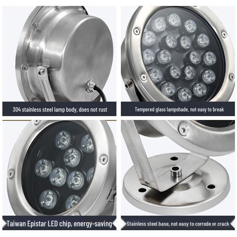 Colorful Underwater Pond & Pool LED Spotlight