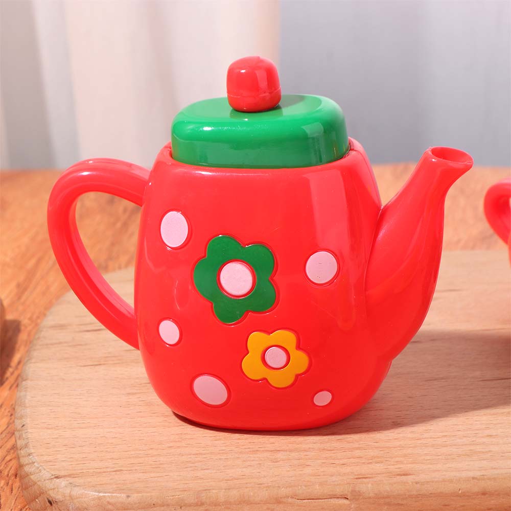 Simulation Food Afternoon Tea Set Kettle Cookies Tea Set for Girls New Year Gifts