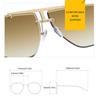 New Frameless Gradient Sunglasses Women Fashion Lightweight Sun glasses UV400