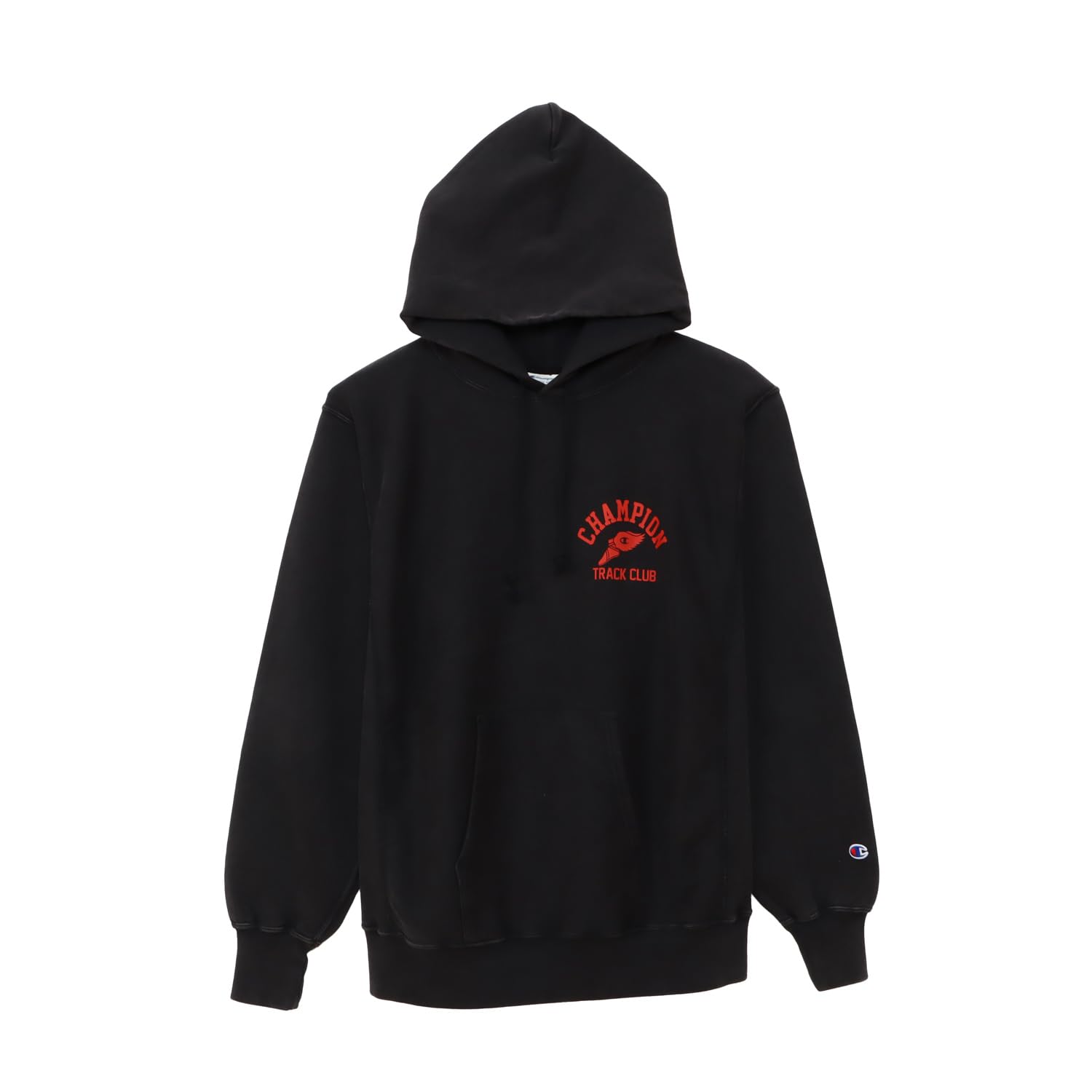 

Champion Long Sleeve Cotton USA 10oz Fleece with Graphic Logo Reverse Hooded Off Men s Sweatshirt, 100% Print, Weave® Sweatshirt, Black, C3-B105