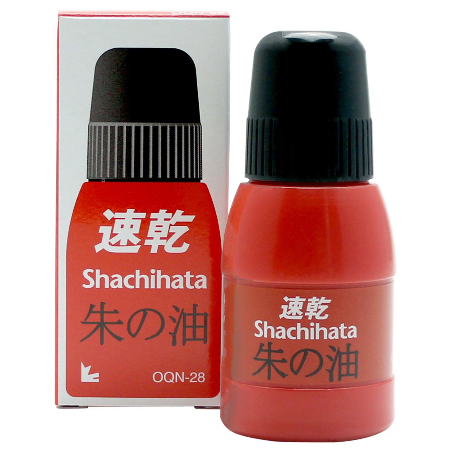 

Shachihata vermilion oil 28ml exclusive refill ink quick-drying OQN-28 MQN/MQC