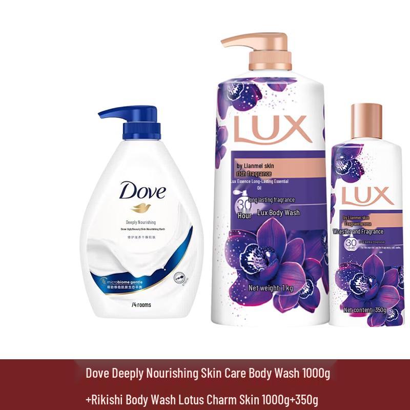 Dove Deep Nourishment & Enchanting Lotus Shower Gel Set