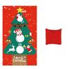 Wurfspiel Banner Set mit hängendem Zieltuch und Bohnensäcken für Indoor Outdoor Teamaktivitäten Familienparty Spiel Schulveranstaltung