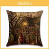 High-quality Flax Halloween Pumpkin Pillow Covers For Witch And Haunted House Decor