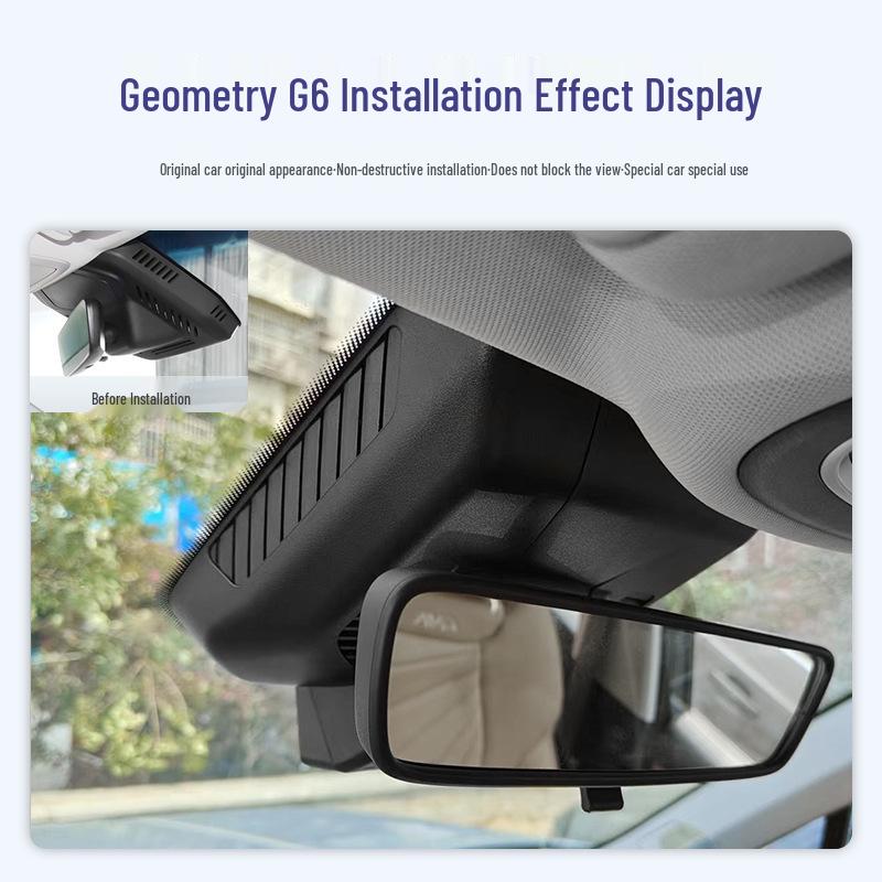 

Geely Geometry G6 2024 4K HD Беспроводная видеорегистратор - Скрытая двойная запись спереди и сзади Nationwide Installation Service