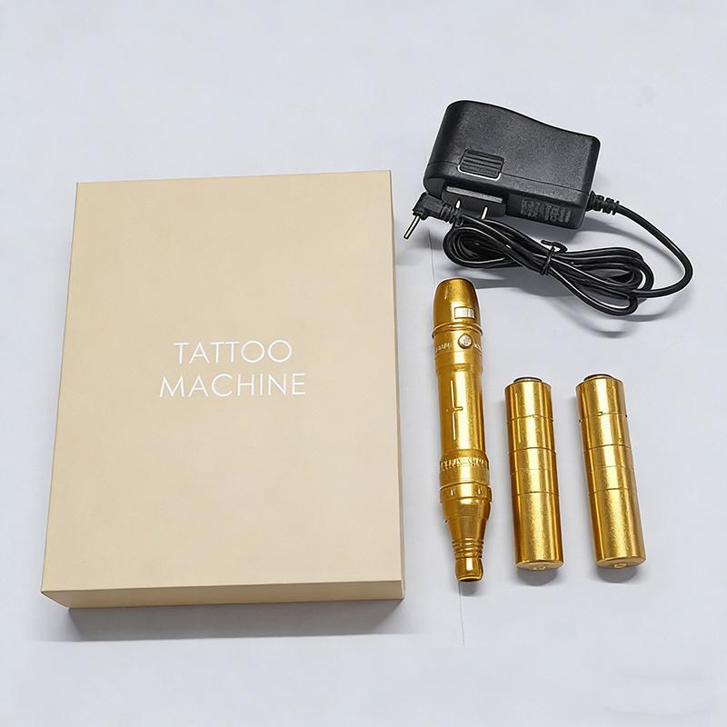 Dual Battery Eyebrow & Lip Embroidery Machine - All-in-One for Eyebrow, Lip, and Eyeliner Tattoos with Mist Effect.