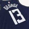 Nike Paul George No. 13 Clippers 2023-24 City Edition Jersey Men Tops Black Grey DX8505-419