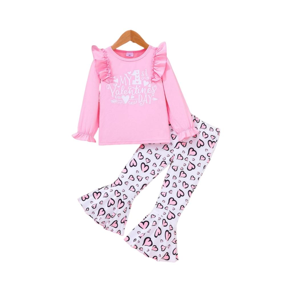 Kids' Long-Sleeve Top Set - Casual, Stylish & Versatile Children's Outfit
