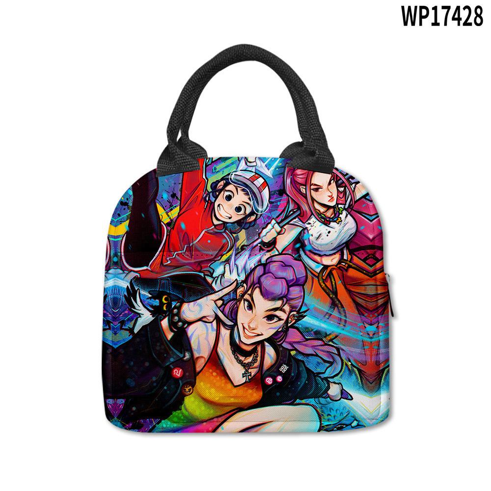 3d Movie Kpop Demon Hunters Portable Ice Pack Bag With Handle For Everyday Meals