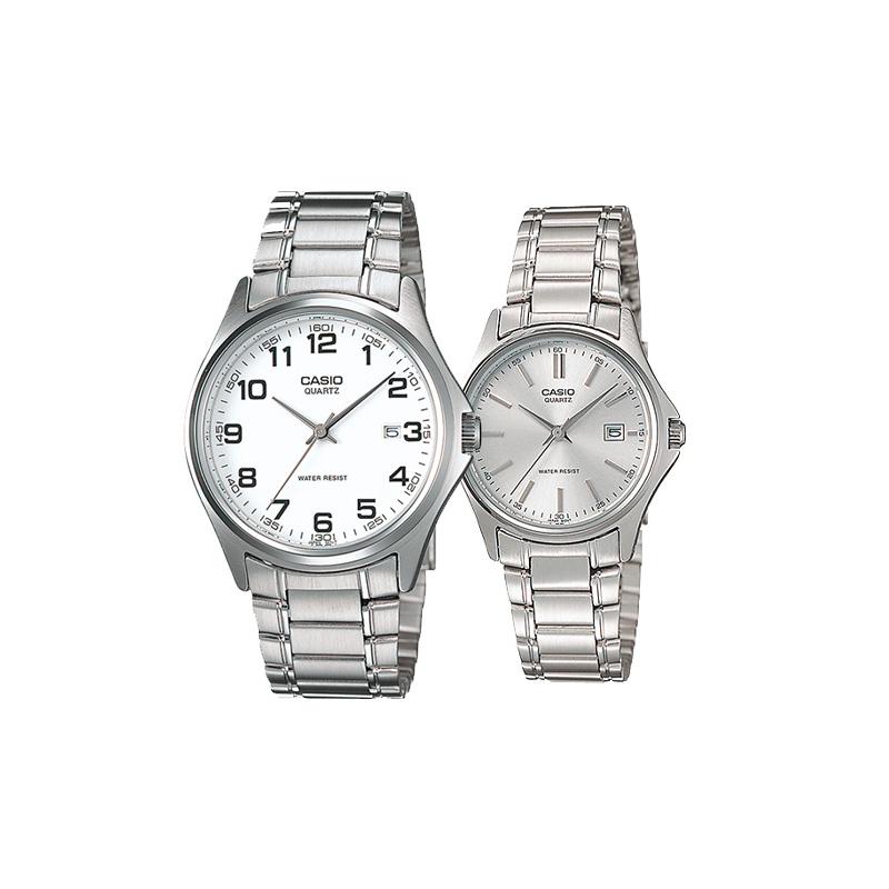 CASIO retro fashion couple watch Quartz men and women same style white dial MTP-1183A-7B<P-1183A-7A
