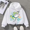 Doraemon children's hooded sweatshirt for boys, girls' casual top with cartoon print,long-sleeved,suitable for autumn and winter