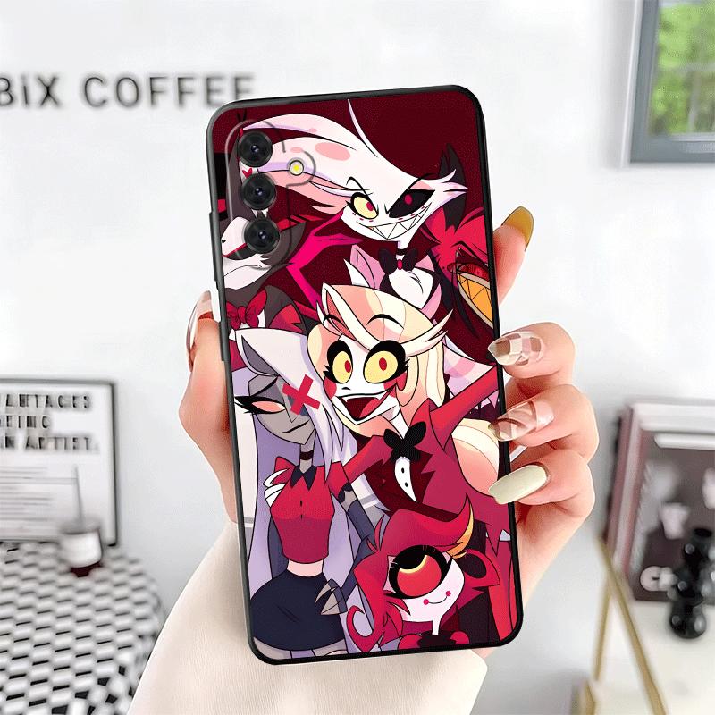 Hazbin Hotel Anime Soft Phone Case for Samsung A17 A37 A57 A16 A26 A36 A56 A15 A25 A35 A55 A14 A24 A34 A54 A13 A23 A33 A53 A52 A