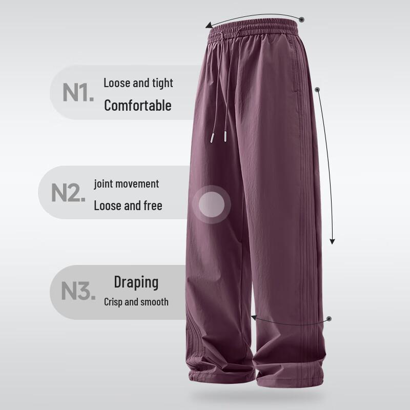 Miniso Men's Versatile Casual Straight-Leg Pants