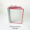 Wall-Mounted Magnetic A4 Flip Folder Document Organizer Display Stand