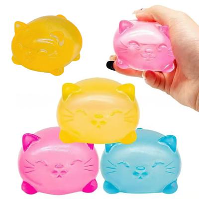 Angstlösender Stressball Home Office Entspannung Konzentrationshilfe Würfel Knet-Sensorik-Spielzeug Langsam aufsteigendes weiches TPR Stressspielzeug