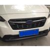 For SUBARU XV 2018     Styling Body Protect Detector ABS Chrome Trim Front Up Head Grid Grill Grille Panel 2pcs