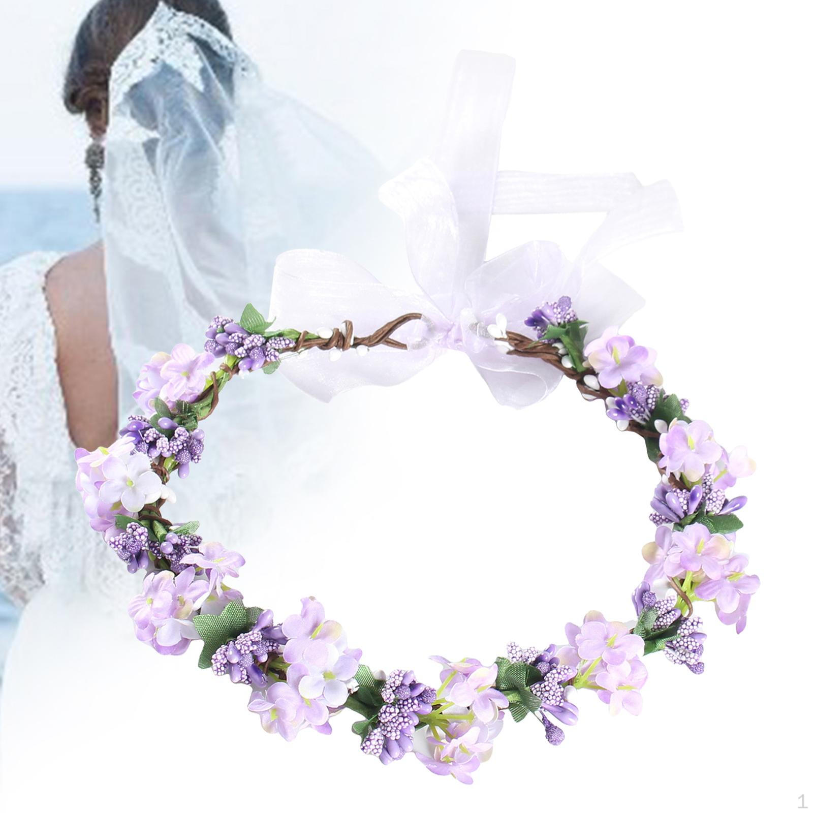 Богемная цветочная повязка на голову для праздничных случаев