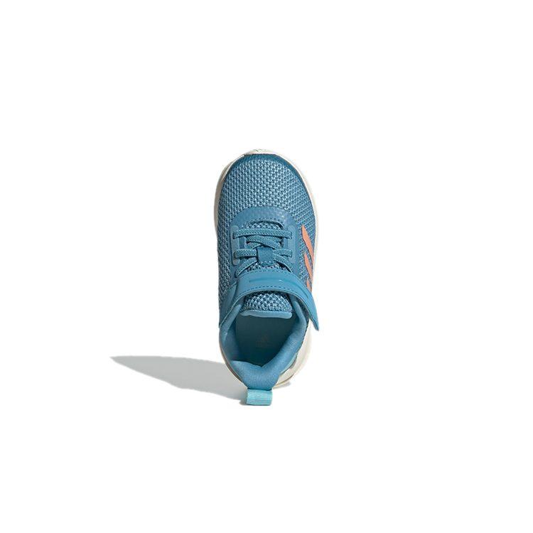adidas Fortarun El I Cushioning Abrasion Resistant Breathable Low Top Toddler Shoes Blue Orange Infant And Toddler FY1464